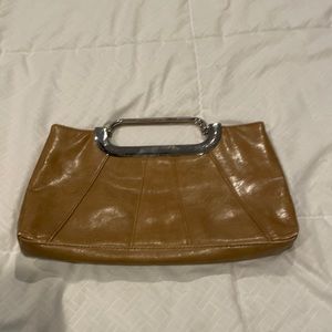 Tan leatherish Aldo purse